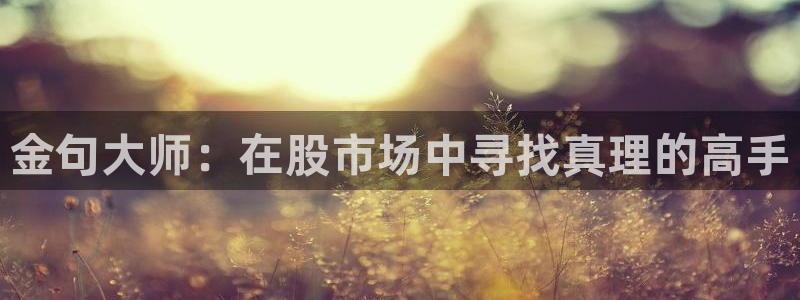 山猫nba免费直播：金句大师：在股市场中寻找真理的高手